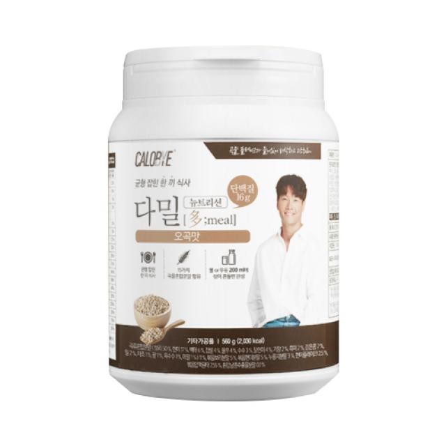 칼로바이 다밀 뉴트리션 단백질쉐이크 오곡맛, 560g, 1개