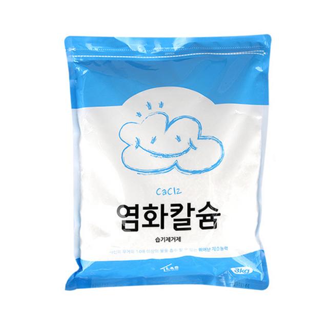 소다스쿨 제습제 구슬타입 염화칼슘 대용량 리필, 3kg, 1개