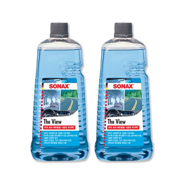 소낙스 워셔액 더 뷰, 2L, 2개