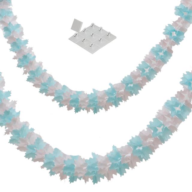 파티쇼 NEW파티장식가랜드 2p + 마운트 10p, 스카이핑크