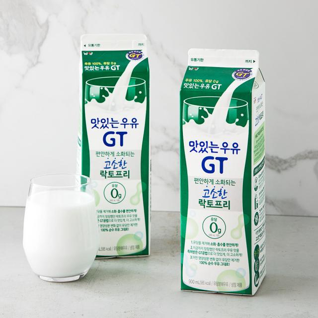 남양유업 맛있는우유GT 고소한 락토프리, 900ml, 2개