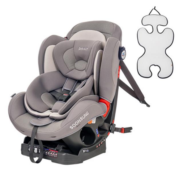 순성 ISOFIX 포함 데일리 모노 카시트 + 쿨시트, 모노그레이