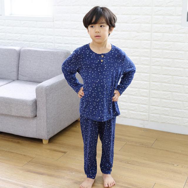 행복한쇼핑몰 남아용 피치기모 보온내의 상하의세트
