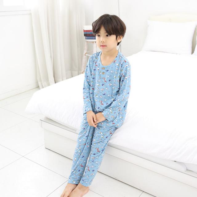 행복한쇼핑몰 남아용 피치기모 보온내의 상하의세트