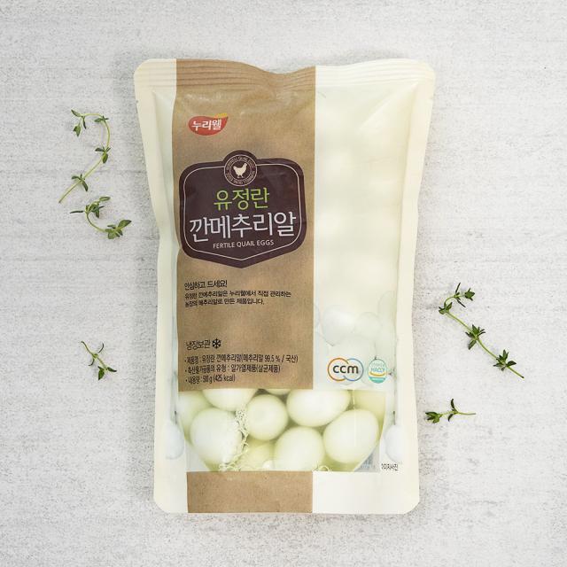 누리웰 유정란 깐메추리알, 500g, 1개