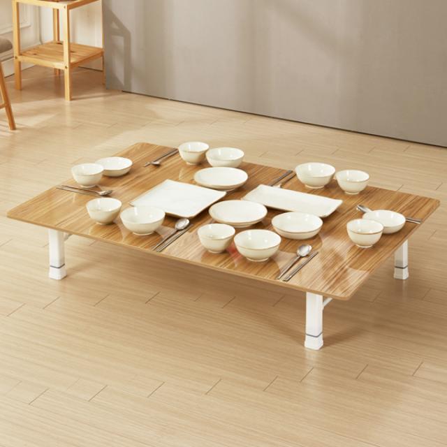 서우 높이조절 Lpm 롱테이블l 120 X 80 Cm 티크