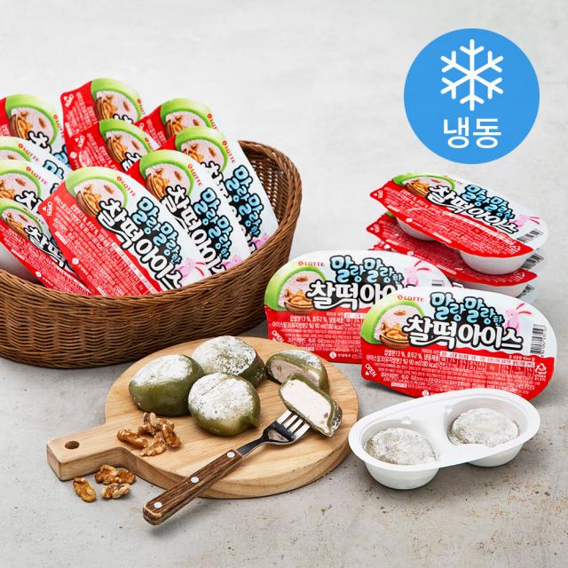 롯데제과 찰떡아이스 냉동 90ml 24입