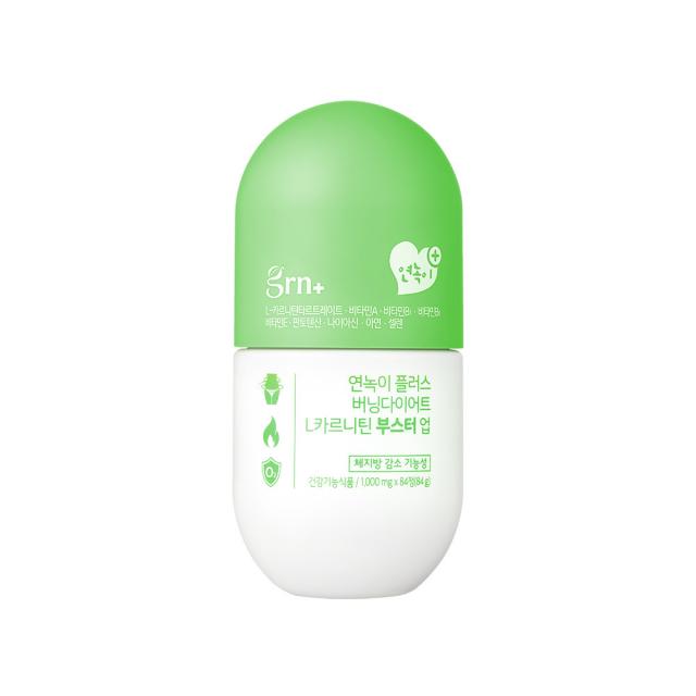GRN 연녹이 플러스 버닝다이어트 L카르니틴 부스터업 헬스보충식품, 84g, 1개