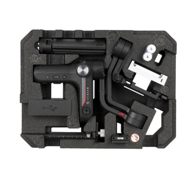 지윤 DSLR 미러리스 카메라 짐벌 위빌S, CR110, 1개