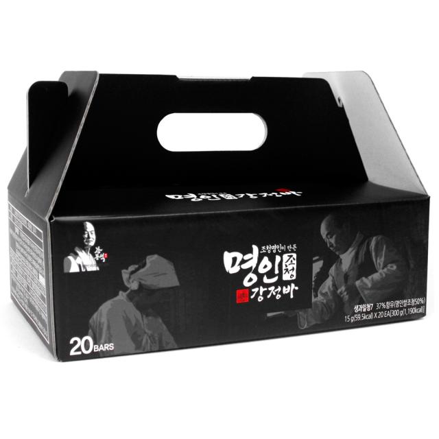 두레촌 강봉석 명인조청강정바, 15g, 20개