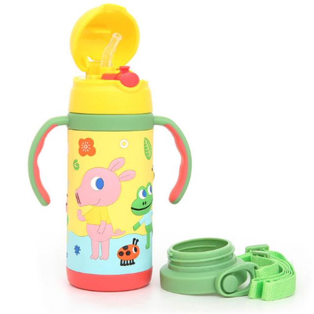 굴리굴리 입체 3D 보온보냉물통 PM130, 혼합 색상, 380ml