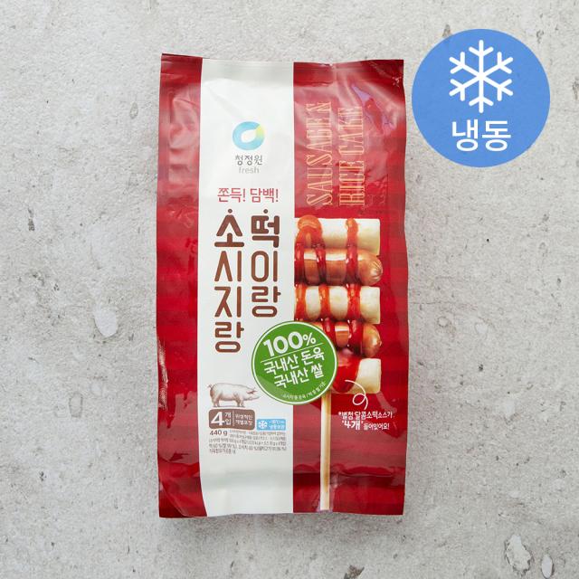 청정원 소시지랑 떡이랑 냉동 440g 1개