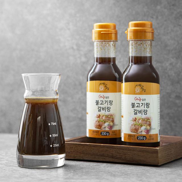 사랑과정성 사랑담은 불고기랑갈비랑 230g 2개