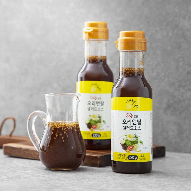 사랑과정성 사랑담은 오리엔탈 샐러드소스 230g 2개