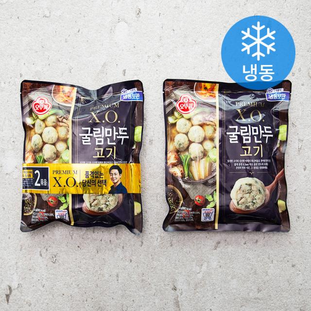 오뚜기 X.o.굴림만두 고기 냉동 350g 2개