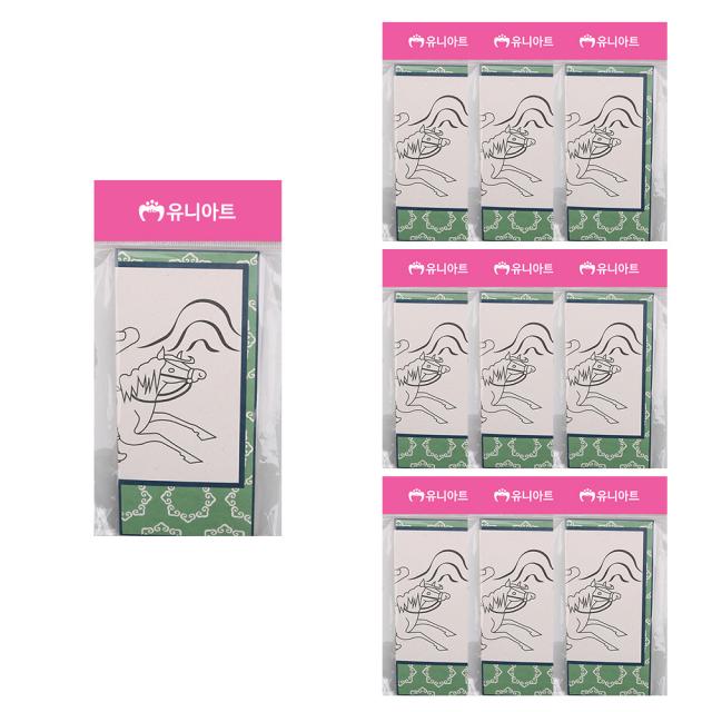 유니아트 8폭 수렵도 나만의병풍 만들기 재료 Diy545 랜덤 발송 10개