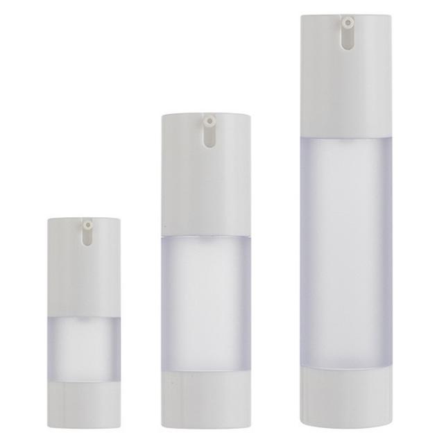 마켓A 휴대용 U자형 진공 로션 공병 15ml + 30ml + 50ml 3종 세트, 단일 색상, 1세트