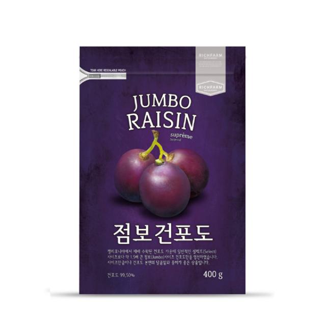 리치팜너트 점보건포도 400g 1개