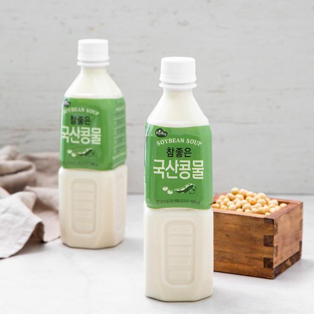 맑은물에 참좋은 국산 콩물, 500ml, 2개