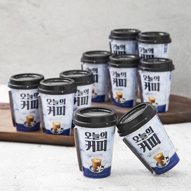 빙그레 오늘의 커피 바닐라라떼 250ml 10개