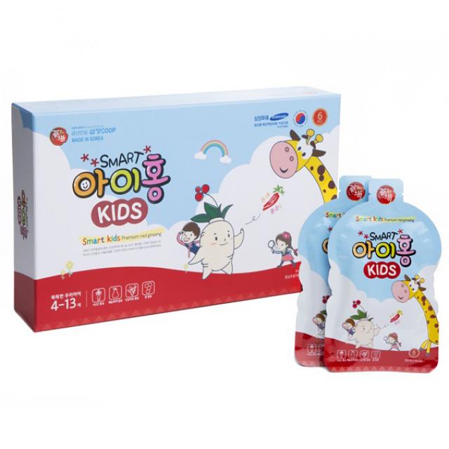 SMART 아이홍 KIDS 홍삼음료 + 쇼핑백, 30ml, 30개