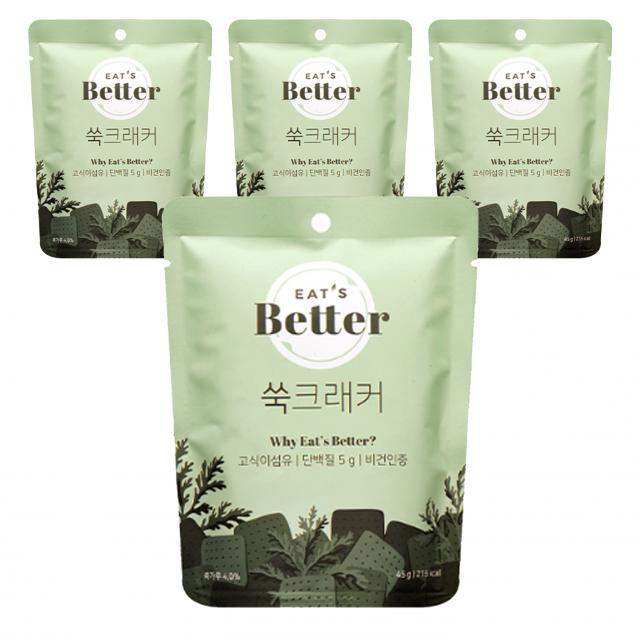 잇츠베러 크래커 쑥맛 45g 4개