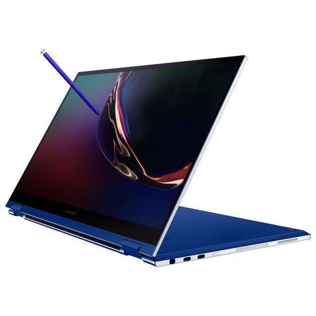 삼성전자 노트북 갤럭시북 플렉스 로얄 블루 NT950QCT-A58A (i5-1035G4 39.6cm WIN10 Intel Iris Plus Graphics), 포함, SSD 512GB, 8GB