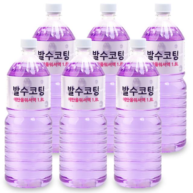 퍼펙트 발수코팅 에탄올 워셔액 1.8l 6개