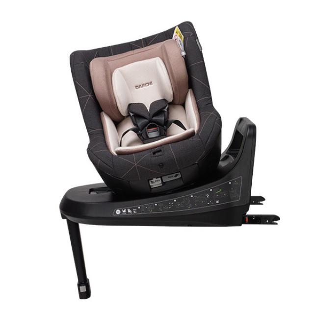다이치 원픽스360 ISOFIX 카시트 회전형 + 썬바이저 세트, 모던 브라운