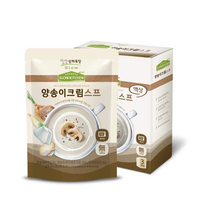 상하목장 슬로우키친 양송이크림스프 150g 3개