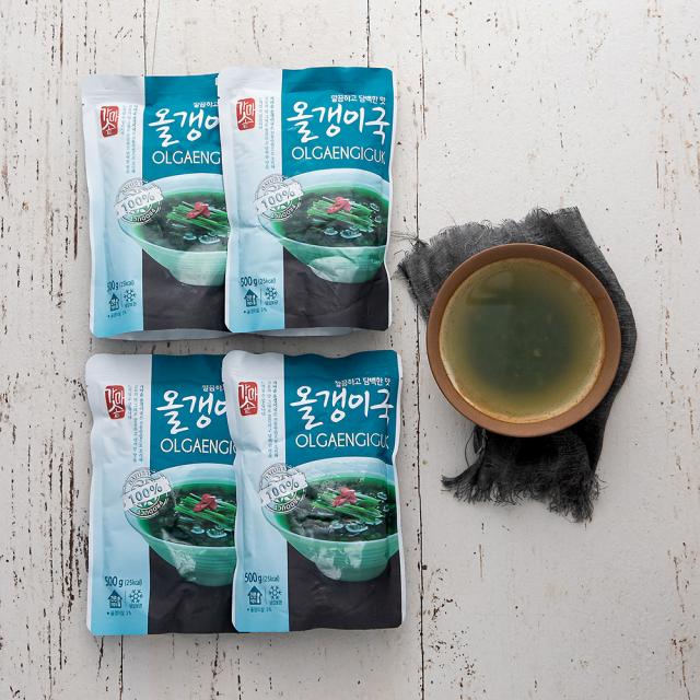 청조푸드 가마솥 깔끔하고 담백한 올갱이국 500g 4개