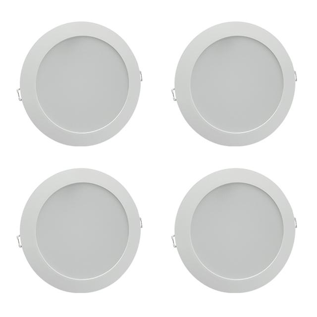 시그마 LED 슬림 다운라이트 20W 15.5~16.5cm, 주광색, 4개