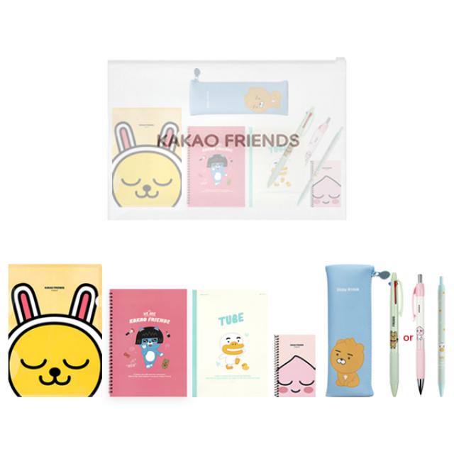 카카오프렌즈 신학기 실속구성 문구세트 A 랜덤발송 1세트
