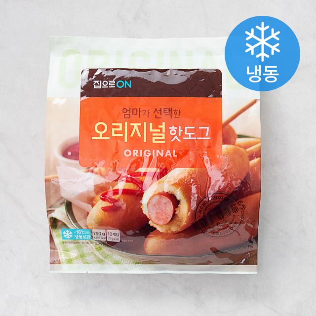 집으로on 오리지널 핫도그 냉동 75g 10개입