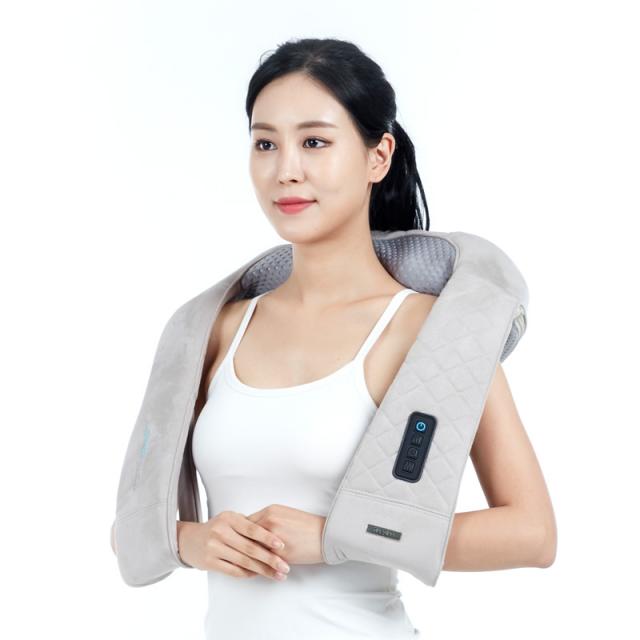 휴플러스 3 In 1 무선 듀얼 태핑 목 어깨 안마기 Cordzero 3300