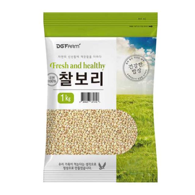 건강한밥상 국산 찰보리쌀 1kg 1개