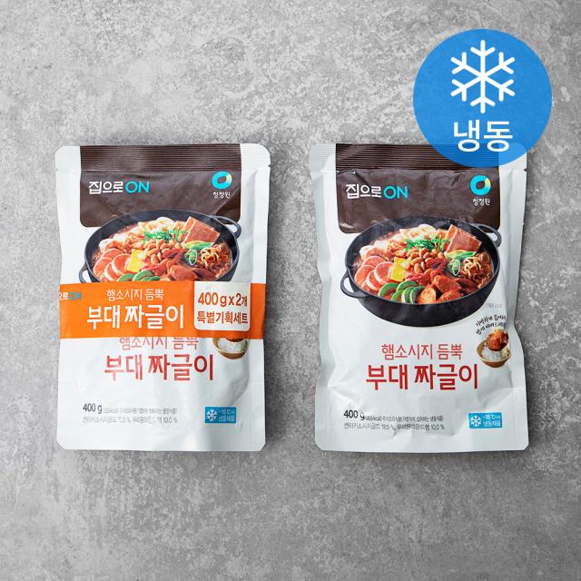 집으로온 부대짜글이 냉동 400g 2개