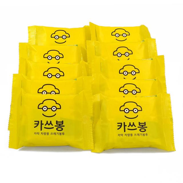 차딱 카쓰봉 차량용 쓰레기봉투 3p, 10개