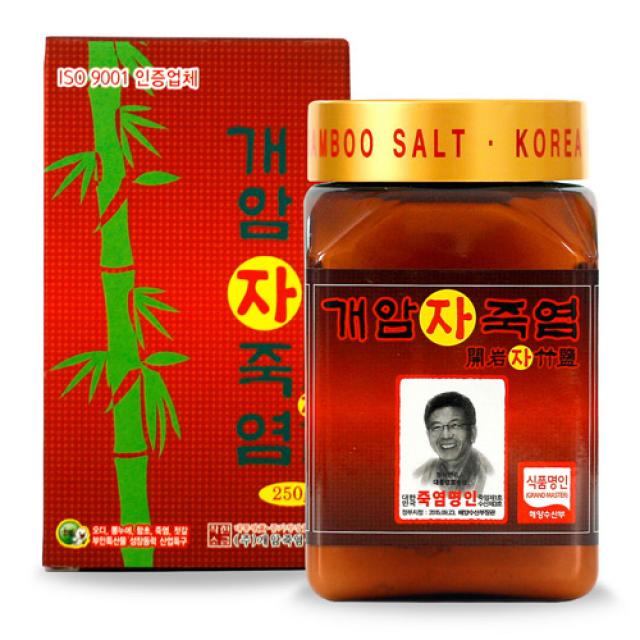 개암죽염 9번 구운 자죽염 분말 가루 250g 1개