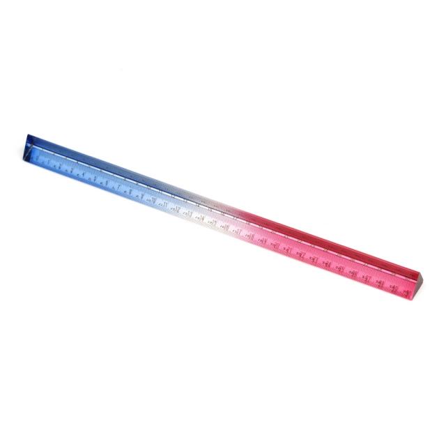 팬시아 아크릴 삼각자 30cm, 혼합색상, 1개