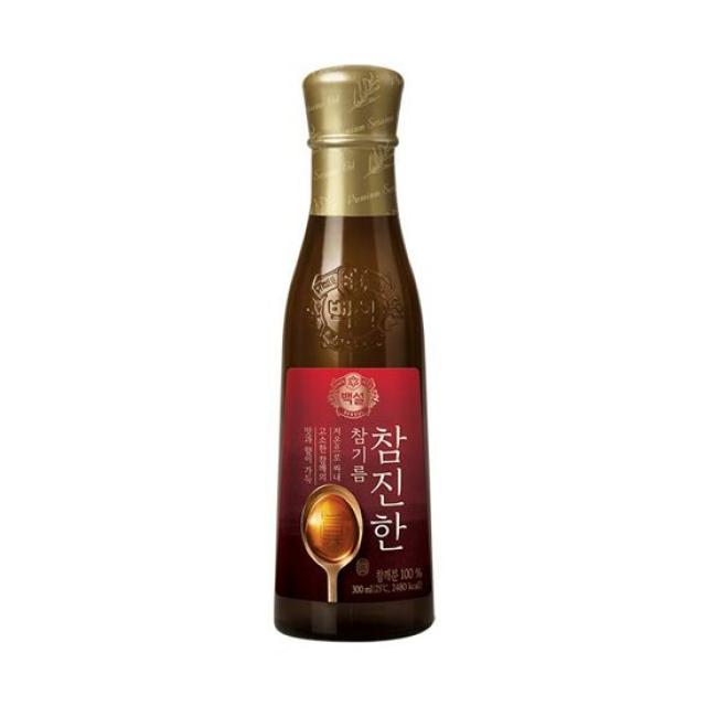 백설 참진한 참기름병 300ml 1개