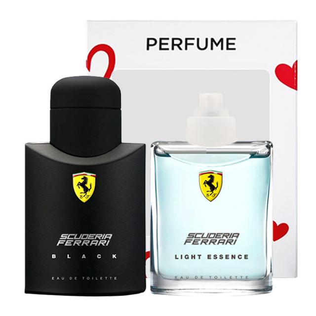 페라리 블랙 테스터 오드뚜왈렛 75ml + 라이트 테스터 오드뚜왈렛 75ml 세트 + 선물박스, 1세트