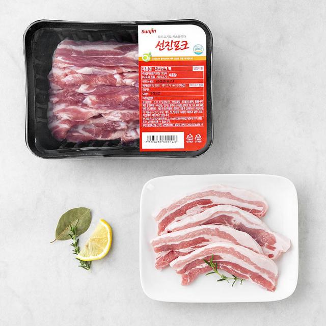 선진포크 한돈 삼겹살 로스 냉장 500g 1팩