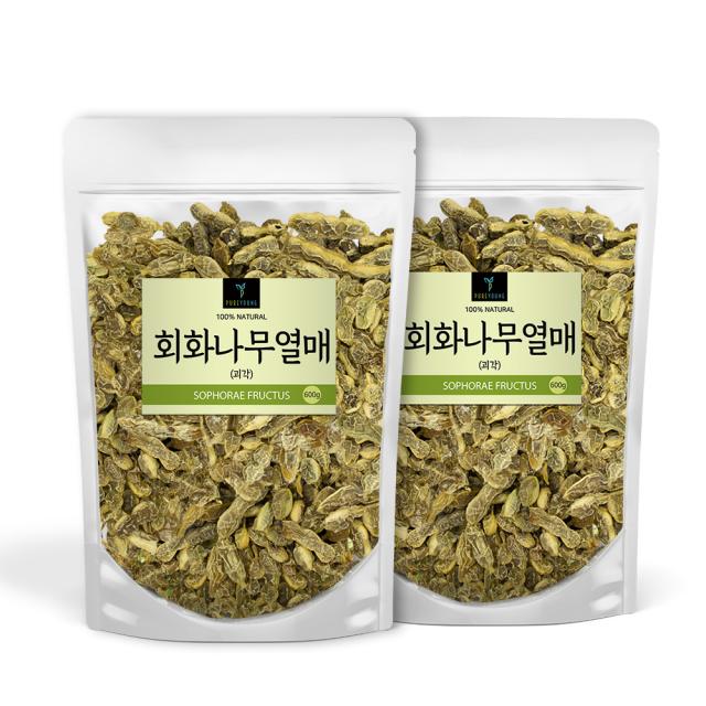 퓨어영 회화나무열매 괴각 차 600g 2개