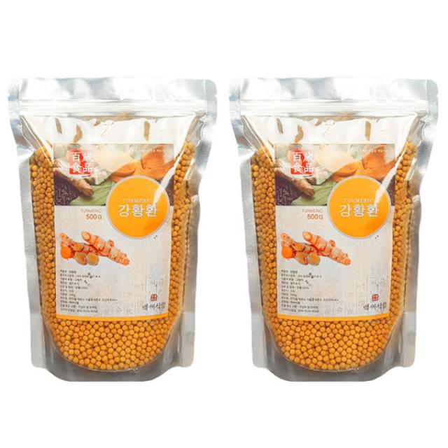 백세식품 강황환 500g 2개