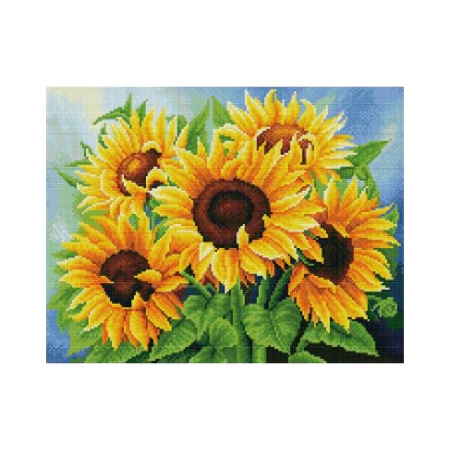 케이엠엘리 3d 사랑의 해바라기 보석십자수 50 X 40 Cm 혼합색상 1개