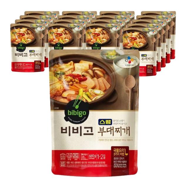 비비고 스팸 부대찌개, 460g, 18개