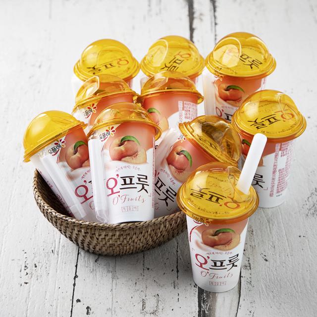 요플레 오프룻 복숭아 180ml 10개