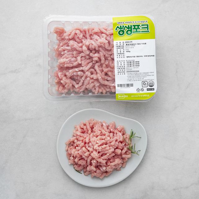 생생포크 등심 다짐용 냉장 400g 1팩