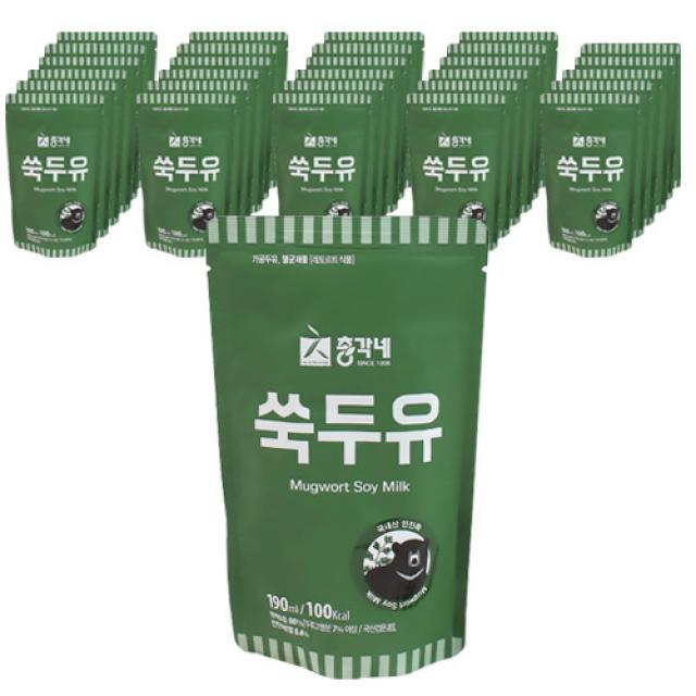 총각네 쑥두유, 190ml, 30개